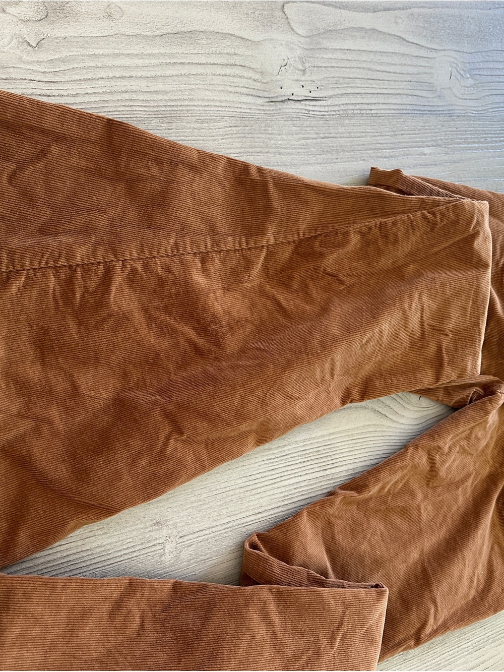 Camel Brown Corduroy Flared Pants - Picture 8 of 9